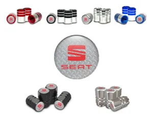 Seat Cappelli valvola Auto Stile Metallizzato